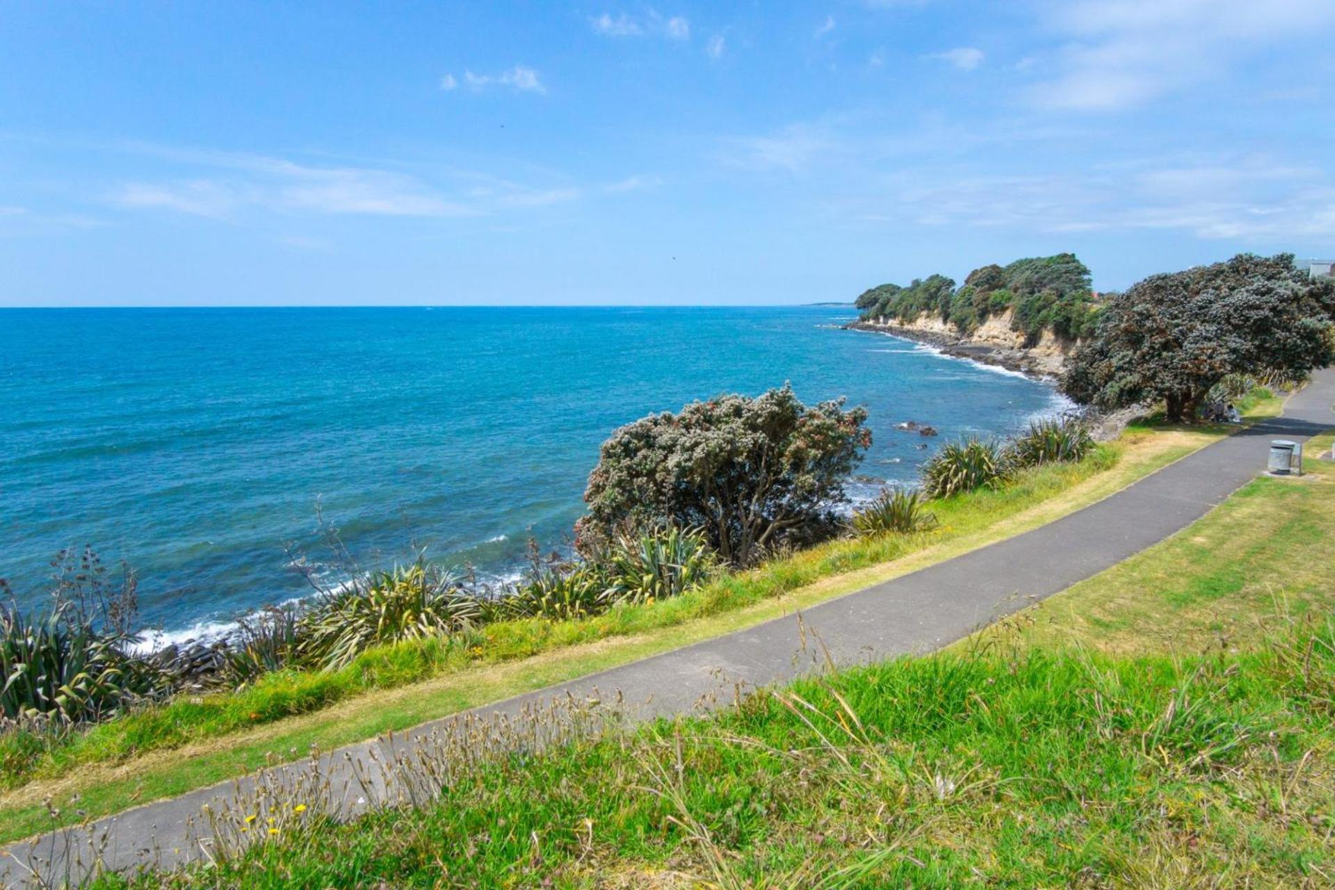 Villa Sea Breeze On Belt - By Coastal Walkway New Plymouth Exterior foto