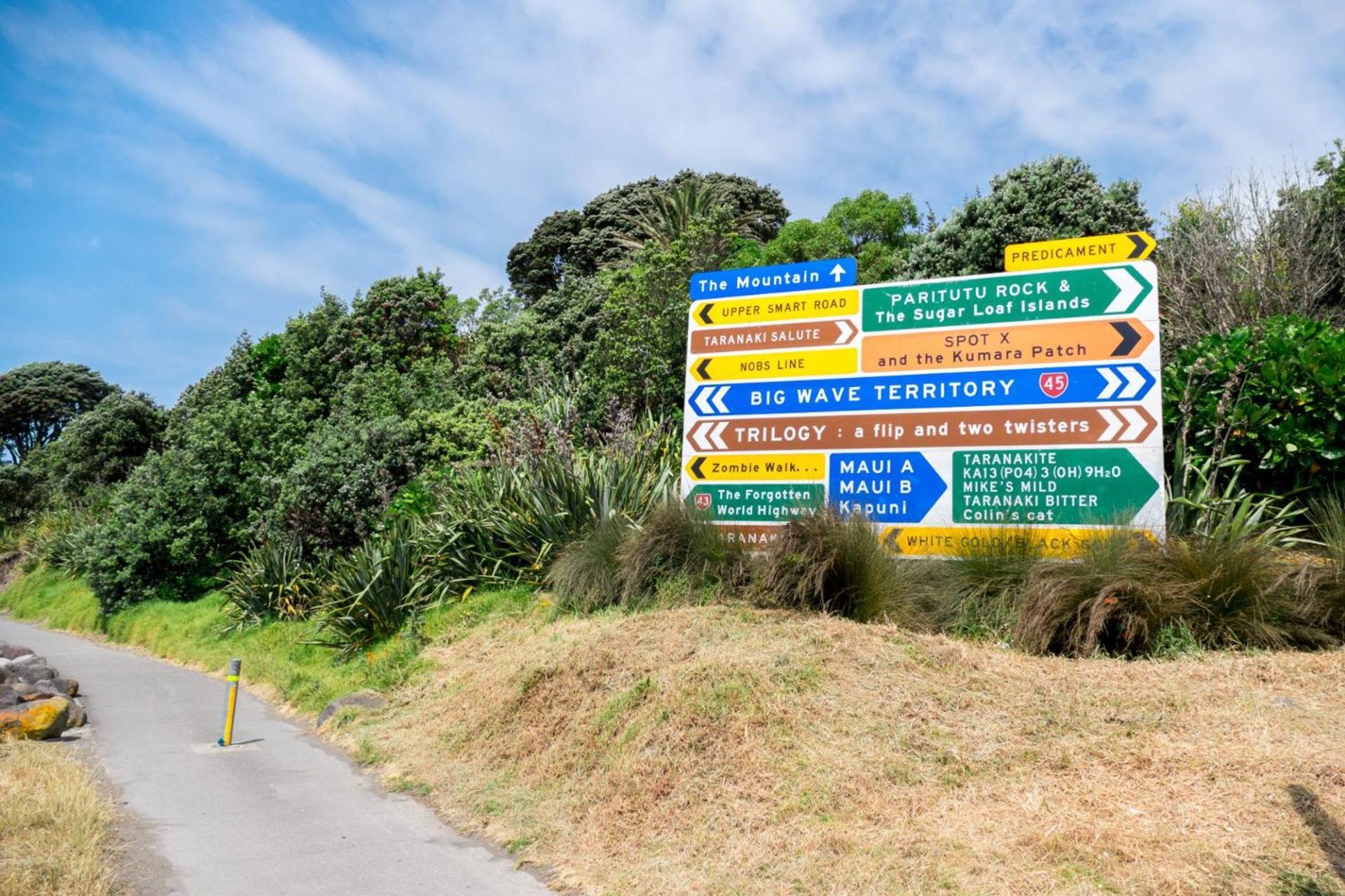 Villa Sea Breeze On Belt - By Coastal Walkway New Plymouth Exterior foto